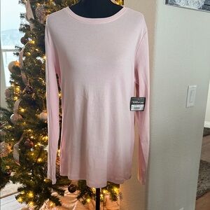 Eddie Bauer Soft Pink Long Sleeve Top